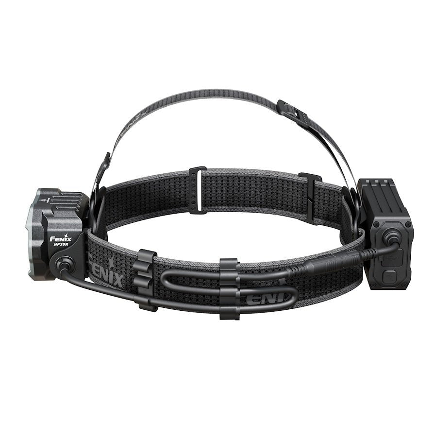 Fenix HP35R 4000 Lumen Rechargeable Headtorch - Black - Hill and Dale Outdoors
