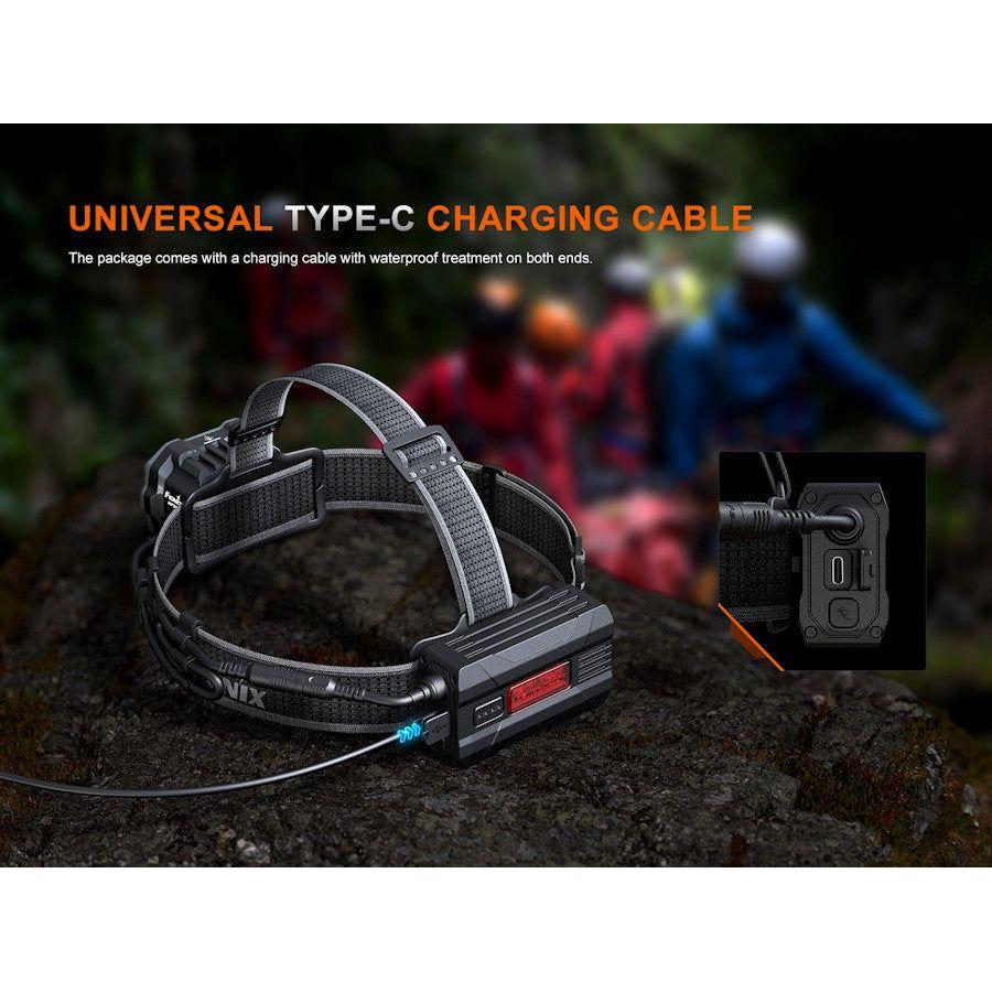 Fenix HP35R 4000 Lumen Rechargeable Headtorch - Black - Hill and Dale Outdoors