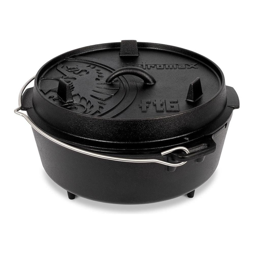 Petromax 5.5L FT6 Cast Iron Dutch Oven with Legs