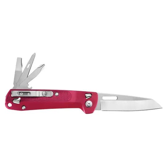Leatherman FREE® K2 Multipurpose Knife - Crimson - Hill and Dale Outdoors