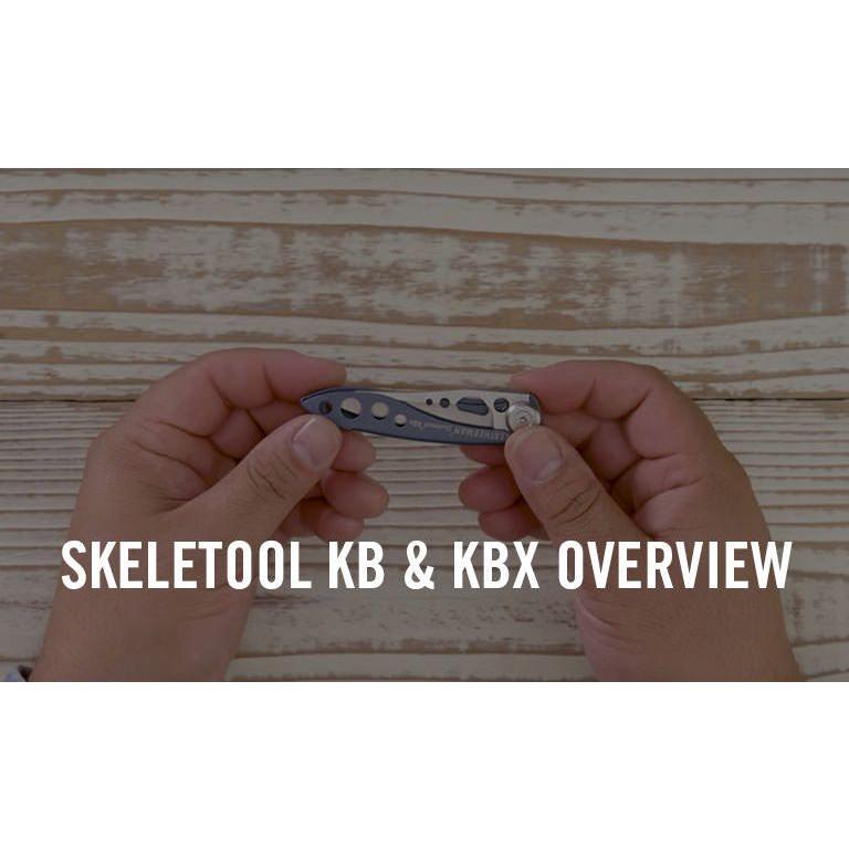 Leatherman Skeletool KBx Knife - Stanless - Hill and Dale Outdoors
