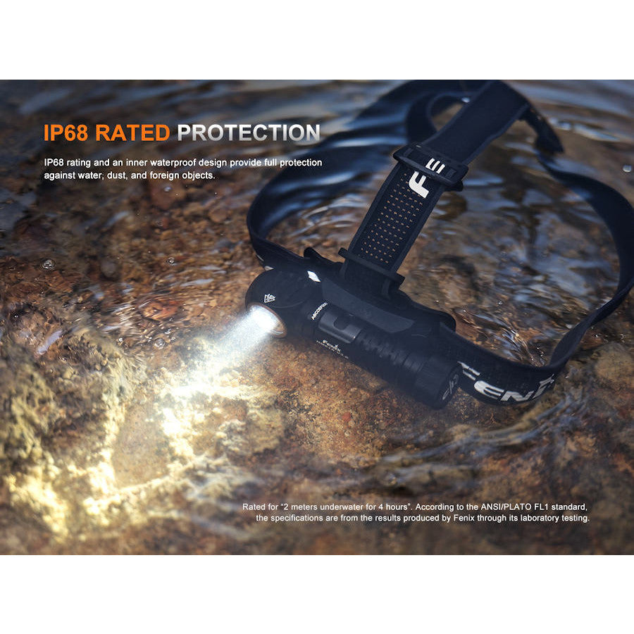 Fenix HM61R V3.0 1600 Lumens Magnetic Rechargeable Headtorch/Handtorch
