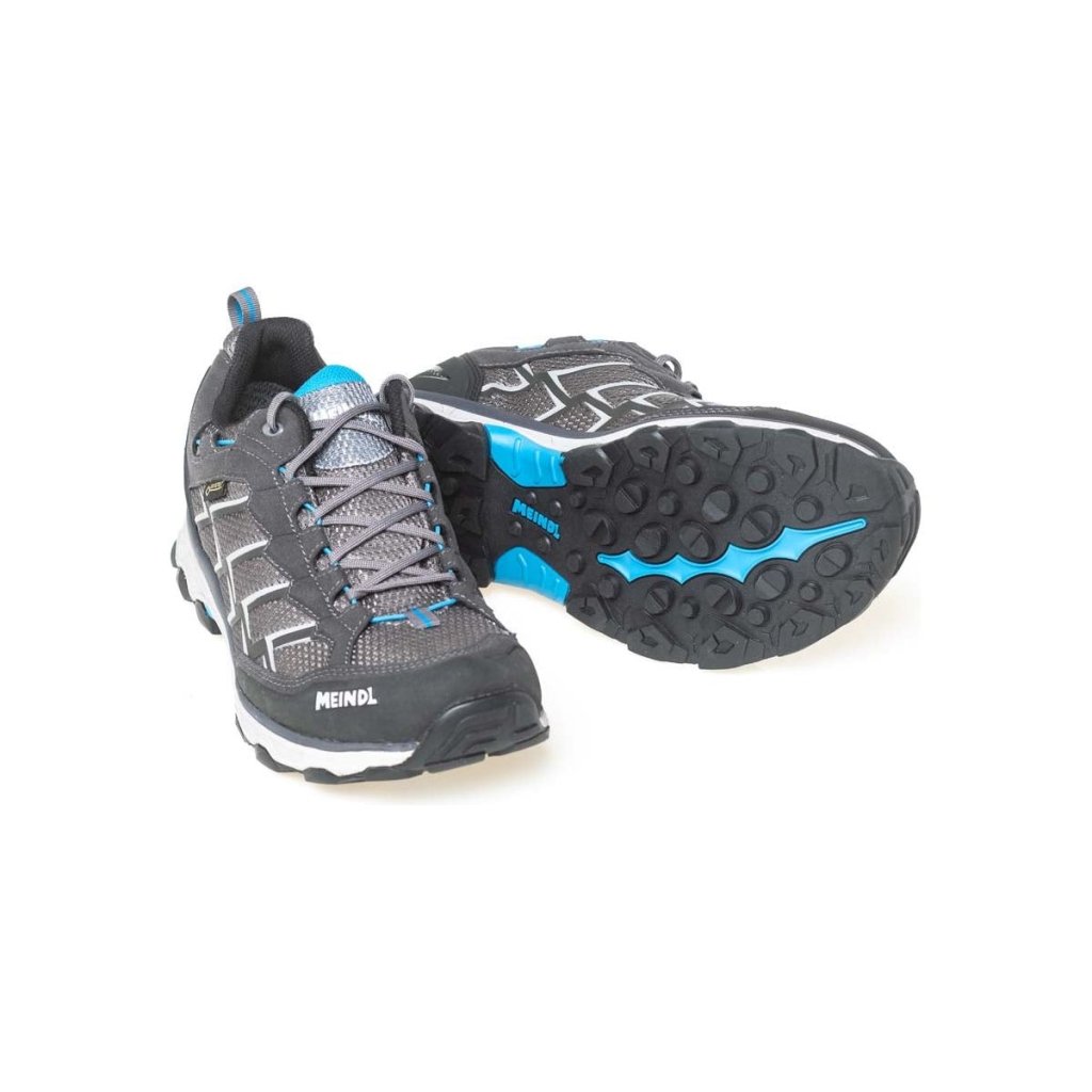 Meindl Activo GTX Wide Fit Walking Shoes Anthracite/Ocean Hill