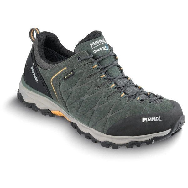 Meindl Mondello GTX Wide Fit Walking Shoes - Loden/Orange - Hill and Dale Outdoors