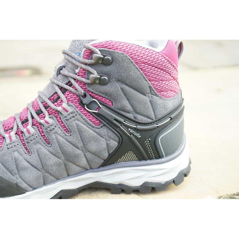 Meindl Mondello Lady Mid GTX Wide Fit Walking Boot - Anthracite/ Pink - Hill and Dale Outdoors