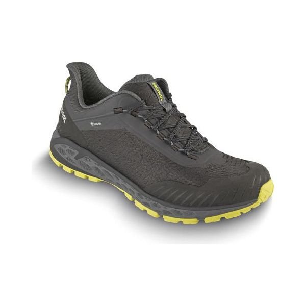 Meindl Power Walker 4.2 GTX Wide Fit Active Walking Shoes - Graphite/Corn - Hill and Dale Outdoors