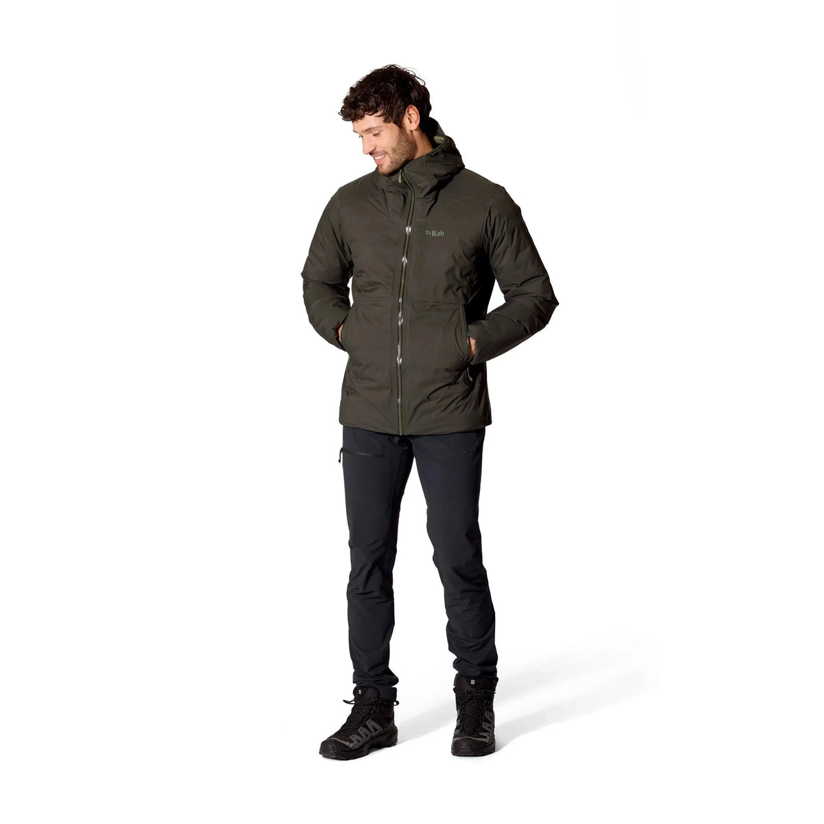 Rab Men's Microlight Shield Waterproof Insulated Down Jacket