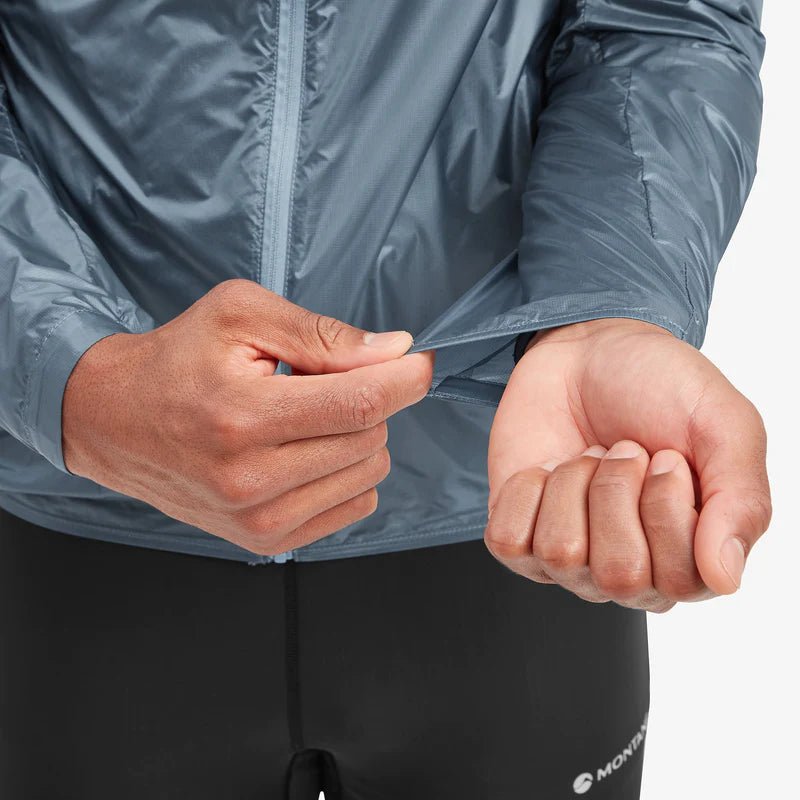 Montane Featherlite Nano Windproof Jacket - Stone Blue - Hill and Dale Outdoors