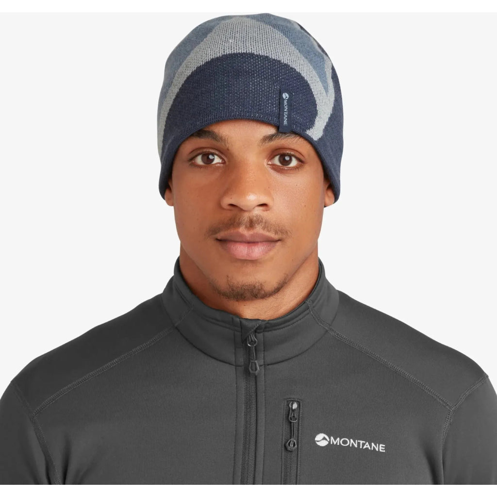 Montane Logo Beanie Hat - Eclipse Blue (2023) - Hill and Dale Outdoors