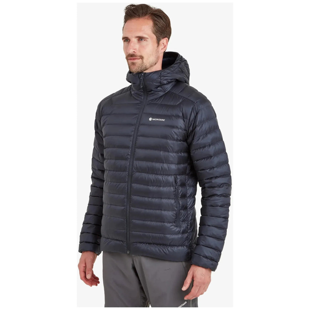 Montane Men&#39;s Anti - Freeze Hooded Down Insulated Jacket - Eclipse Blue - Hill and Dale Outdoors