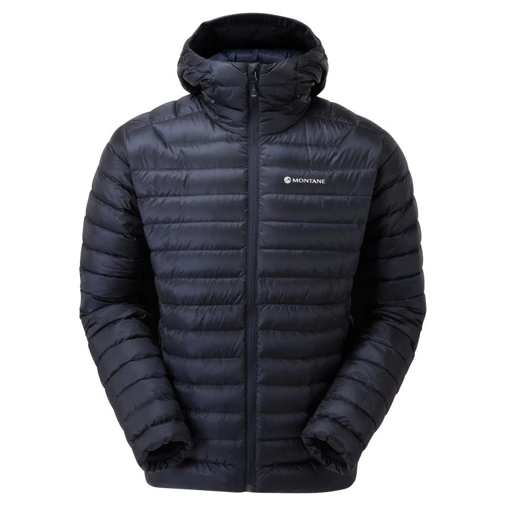 Montane Men&#39;s Anti - Freeze Hooded Down Insulated Jacket - Eclipse Blue - Hill and Dale Outdoors