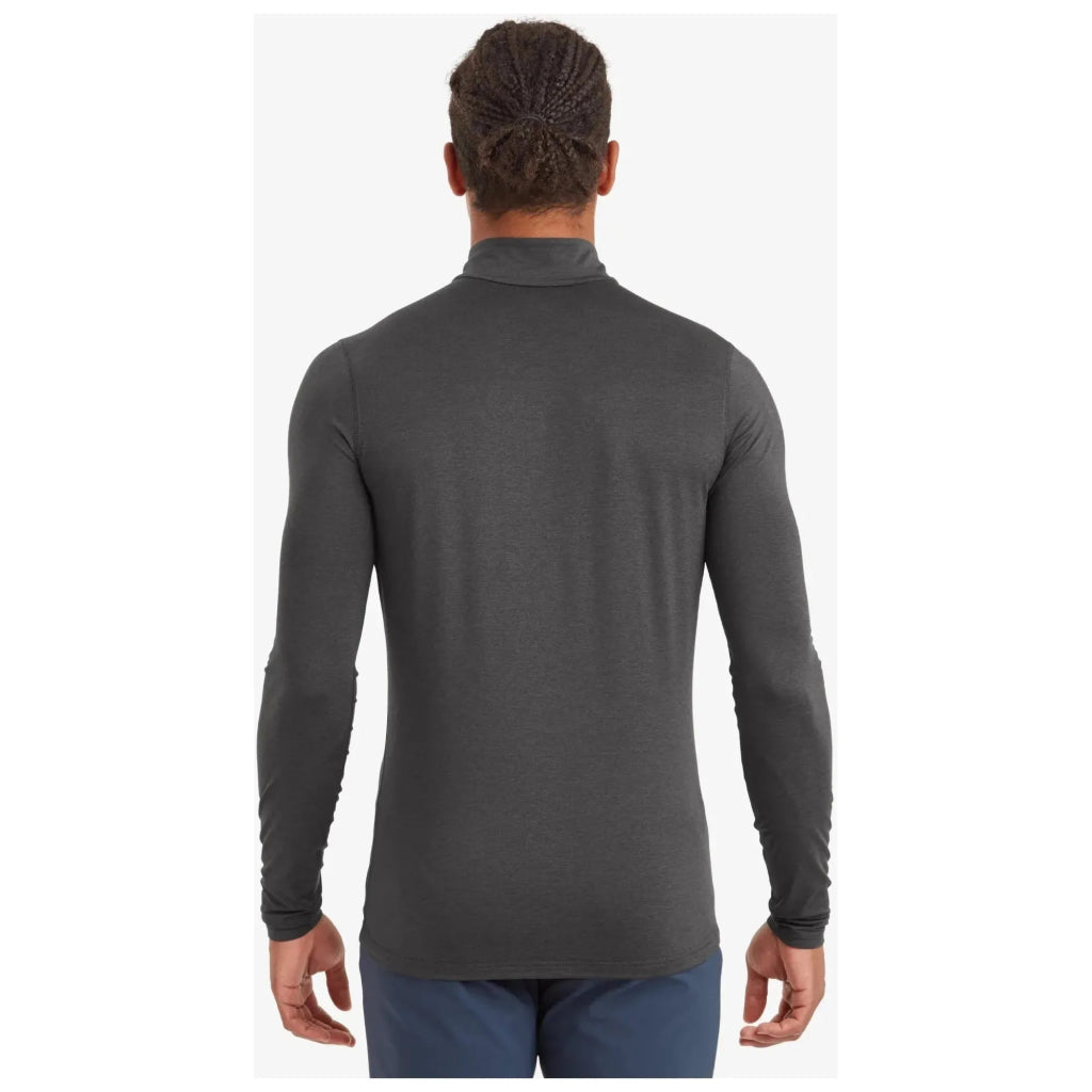 Montane Men&#39;s Dart XT Zip Neck - Midnight Grey - Hill and Dale Outdoors