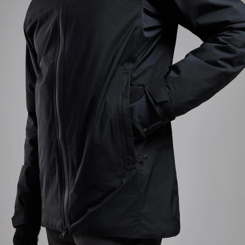 Montane Men&#39;s Duality Insulated GTX Waterproof Jacket - Black - Hill and Dale Outdoors