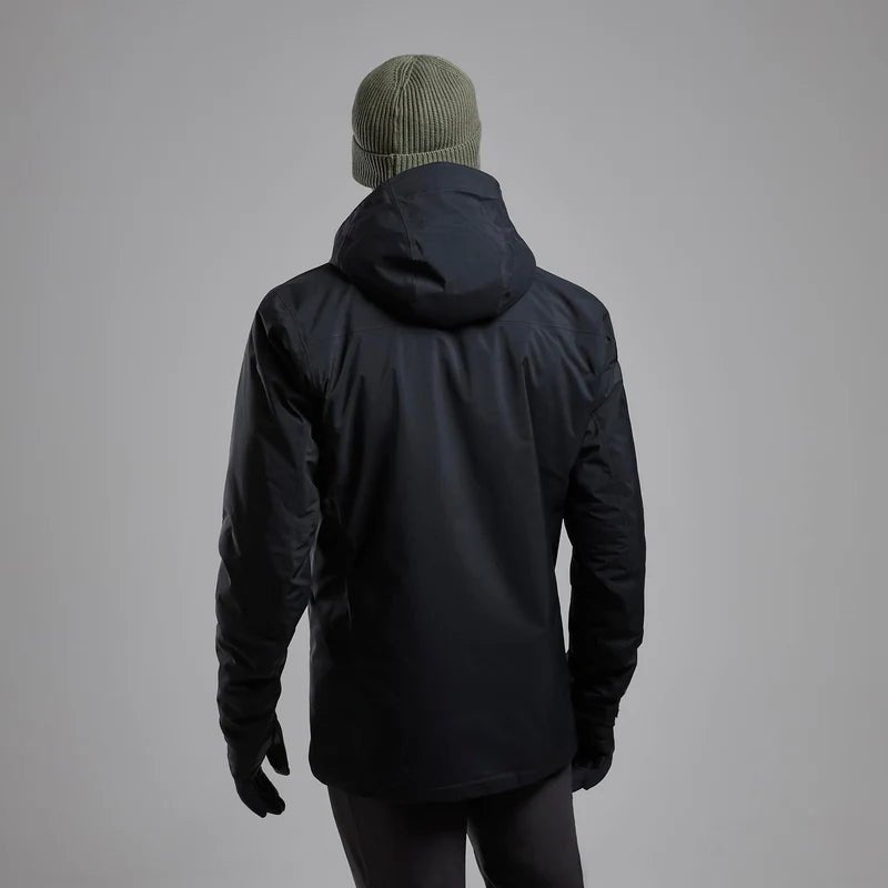 Montane Men&#39;s Duality Insulated GTX Waterproof Jacket - Black - Hill and Dale Outdoors