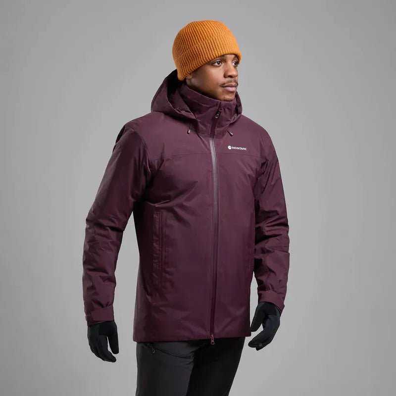 Montane Men&#39;s Duality Insulated GTX Waterproof Jacket - Dark Garnet - Hill and Dale Outdoors
