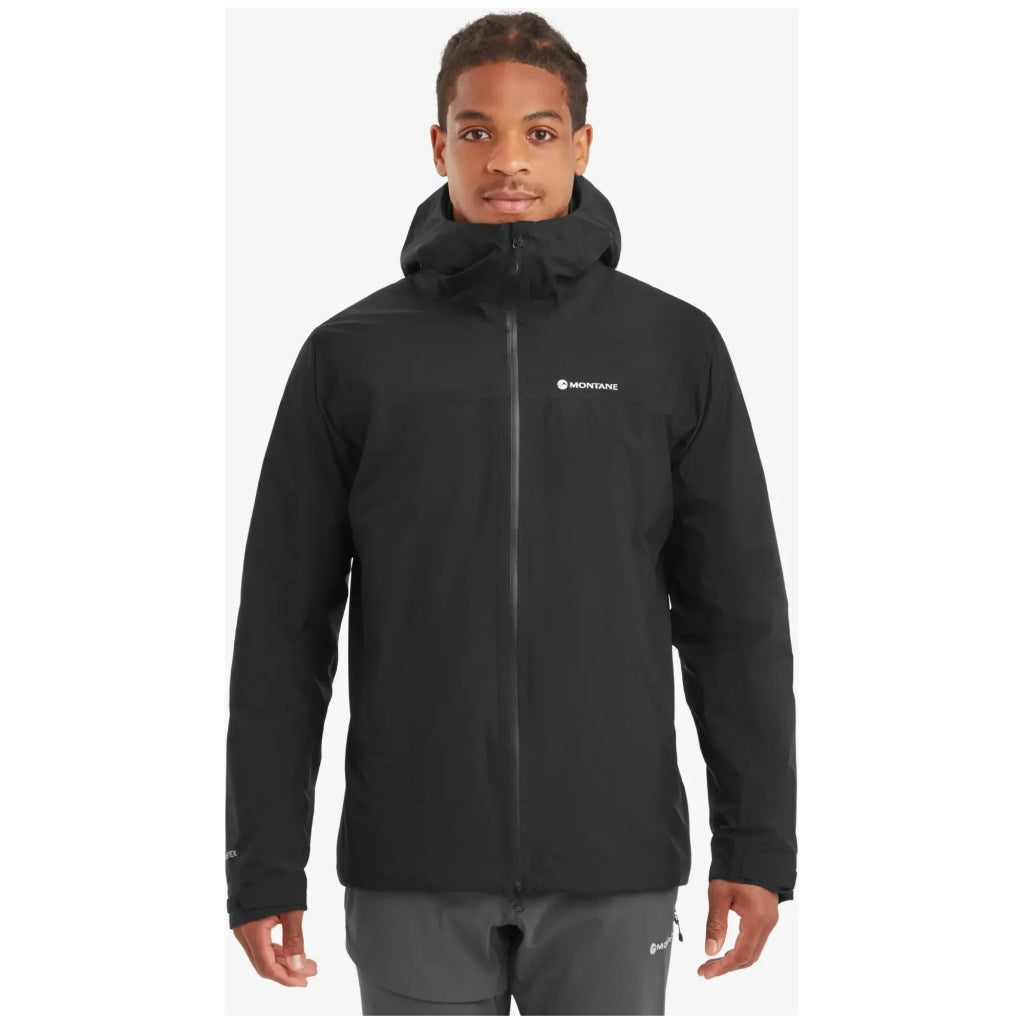 Montane Men&#39;s Duality Lite Insulated GTX Waterproof Jacket - Black - Hill and Dale Outdoors