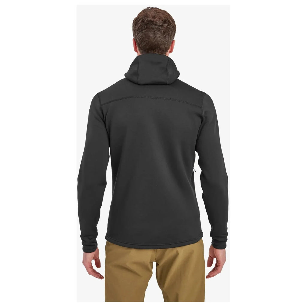 Montane Men&#39;s Fury Hooded Fleece Jacket - Black - Hill and Dale Outdoors