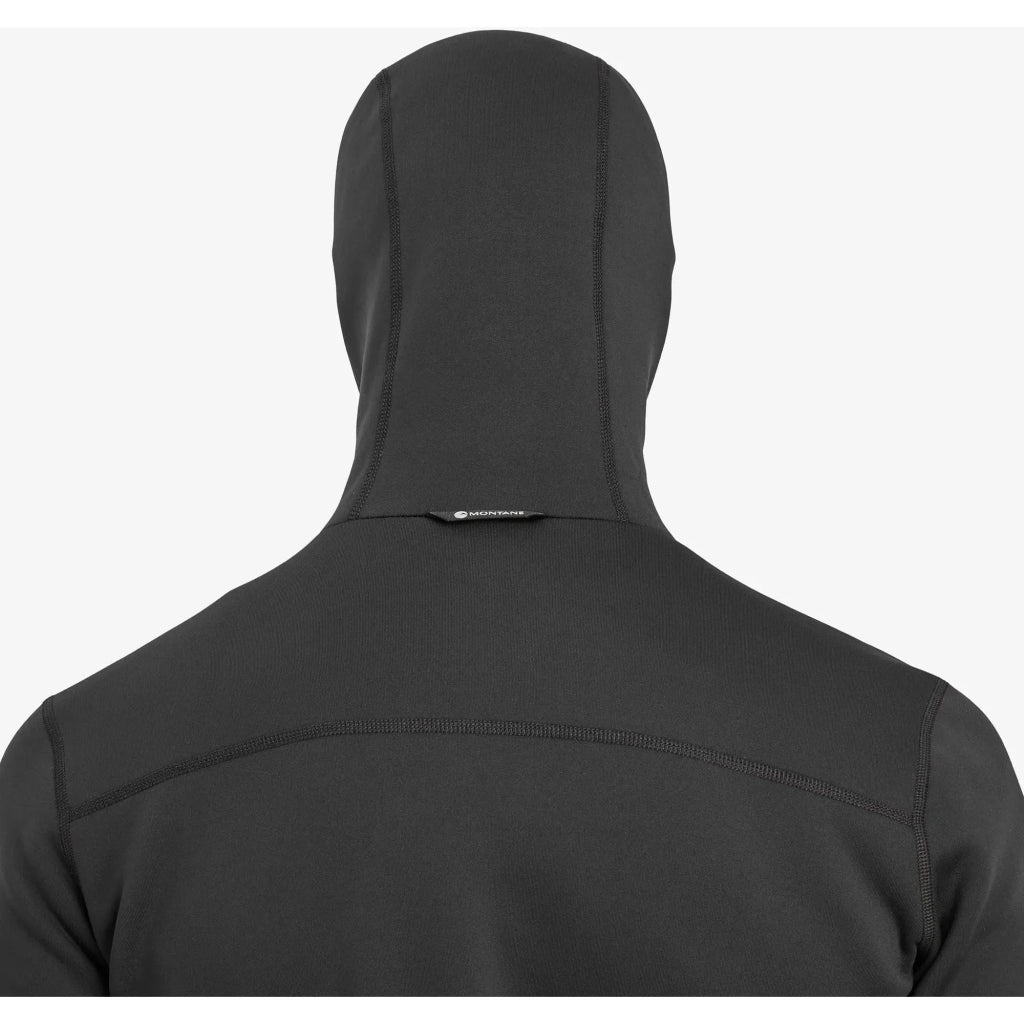 Montane Men&#39;s Fury Hooded Fleece Jacket - Black - Hill and Dale Outdoors