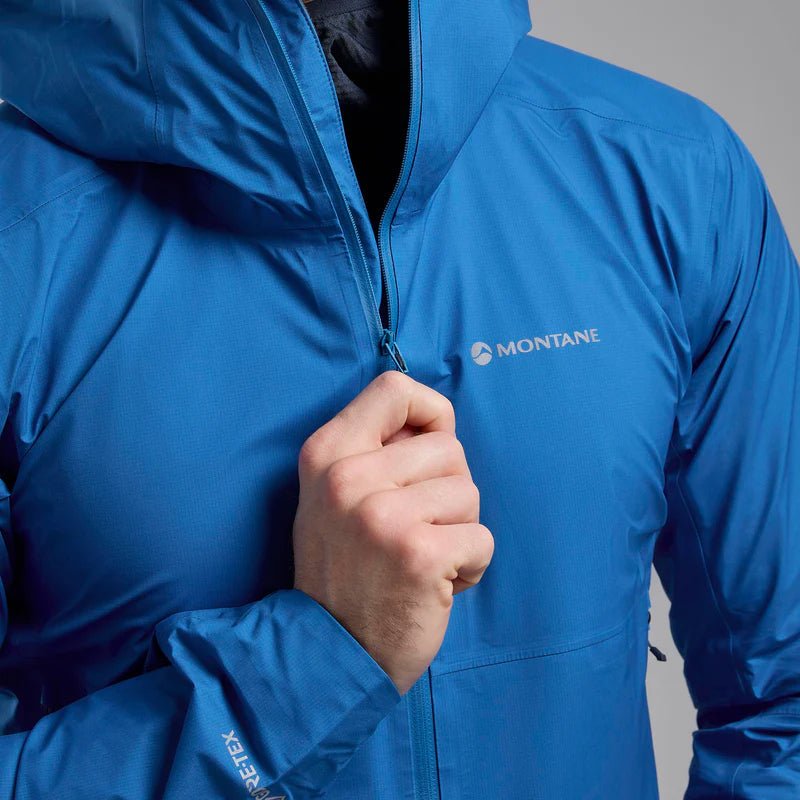 Montane Men&#39;s Phase Nano GTX Waterproof Jacket - Electric Blue - Hill and Dale Outdoors