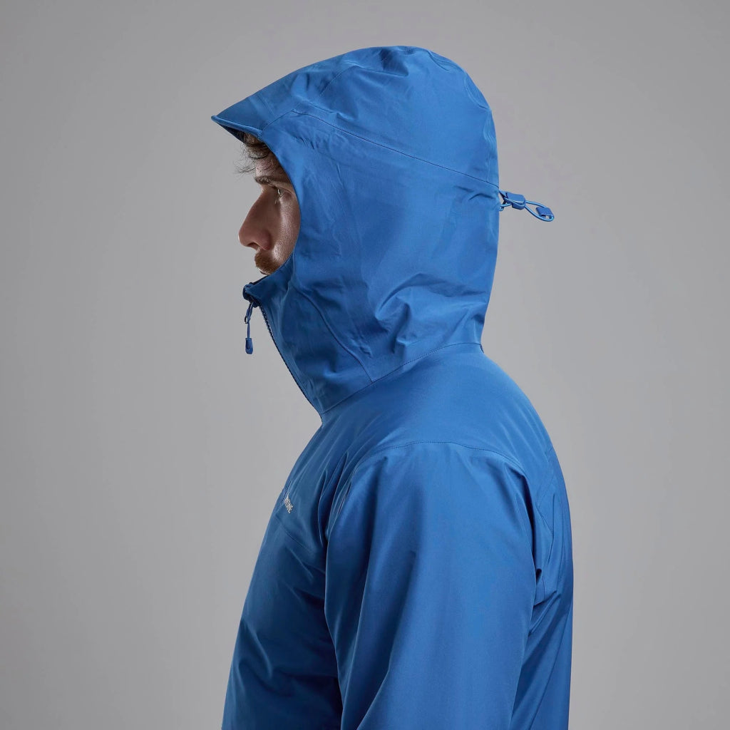 Montane Men&#39;s Phase Waterproof Jacket - Neptune Blue - Hill and Dale Outdoors