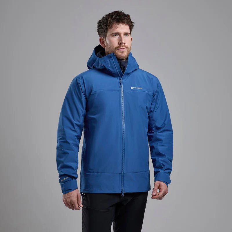 Montane Men&#39;s Phase Waterproof Jacket - Neptune Blue - Hill and Dale Outdoors