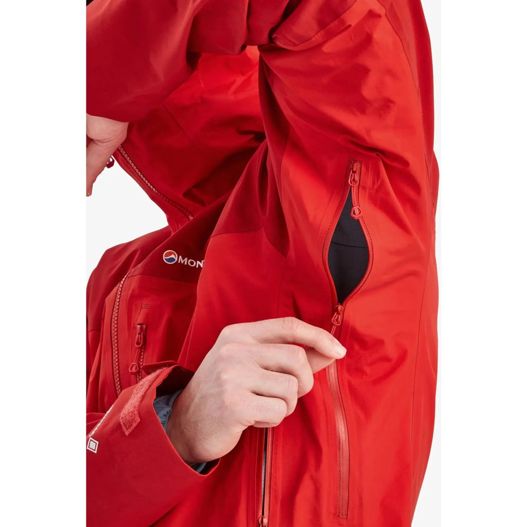 Montane Men&#39;s Phase XPD GTX Waterproof Jacket - Adrenaline Red - Hill and Dale Outdoors