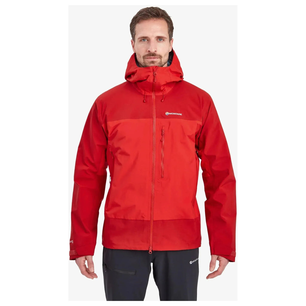 Montane Men&#39;s Phase XPD GTX Waterproof Jacket - Adrenaline Red - Hill and Dale Outdoors
