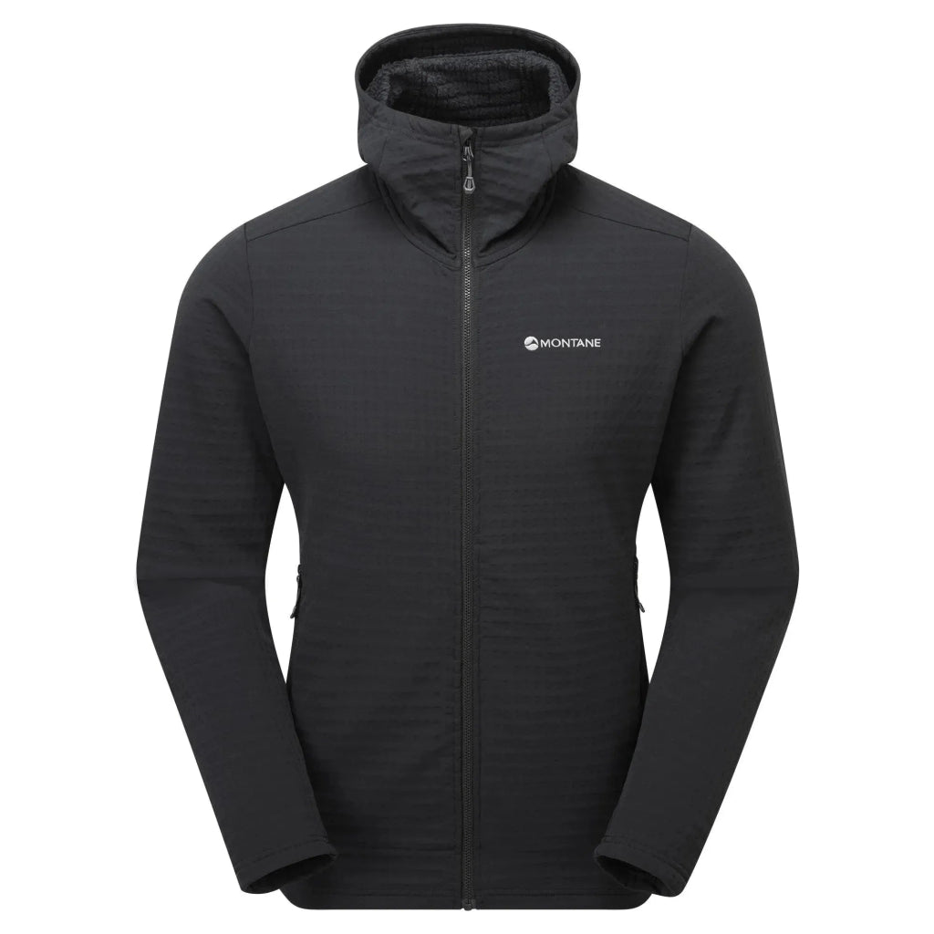 Montane Men&#39;s Protium XT Hooded Fleece Jacket - Black - Hill and Dale Outdoors