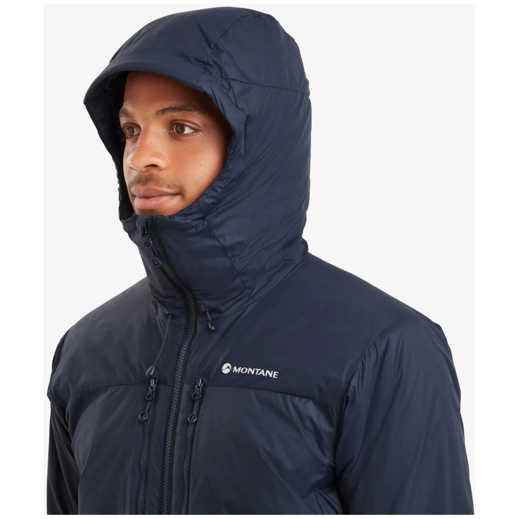 Montane Men&#39;s Respond XT Hooded Synthetic Insulated Jacket - Eclipse Blue - Hill and Dale Outdoors