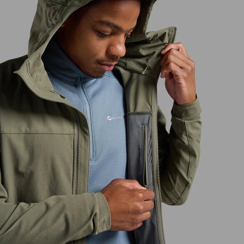 Montane Men&#39;s Tenacity Hooded Softshell Jacket - Hill and Dale Outdoors
