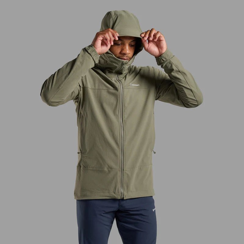 Montane Men&#39;s Tenacity Hooded Softshell Jacket - Hill and Dale Outdoors