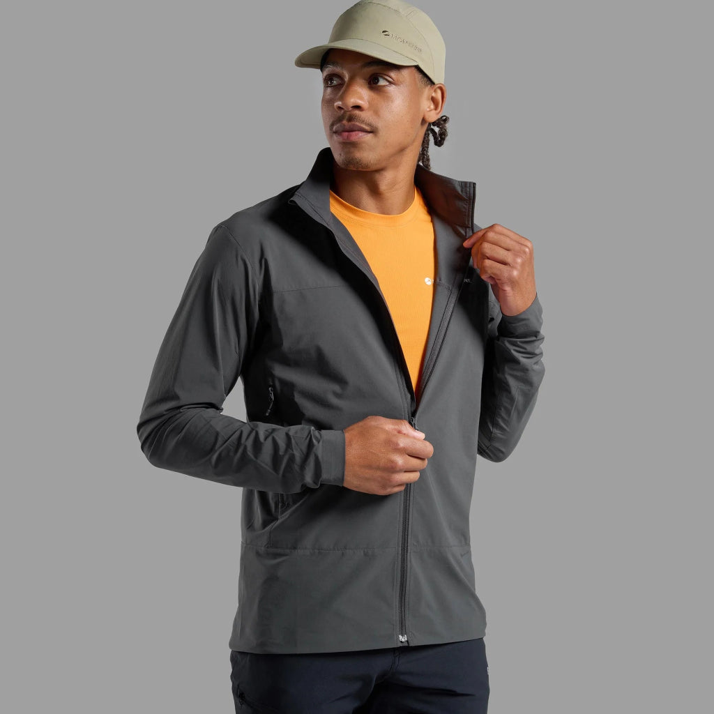 Montane Men&#39;s Tenacity Nano Jacket - Midnight Grey - Hill and Dale Outdoors