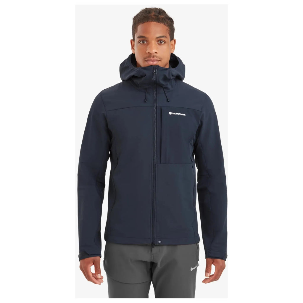 Montane Men&#39;s Tenacity XT Hooded Softshell Jacket - Eclipse Blue - Hill and Dale Outdoors