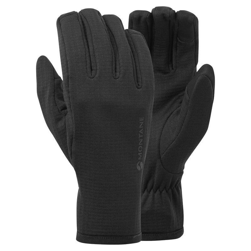 Montane Protium Stretch Fleece Gloves - Black - Hill and Dale Outdoors