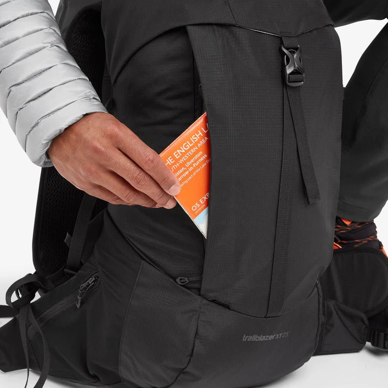 Montane Trailblazer XT 25L Rucksack - Black - Hill and Dale Outdoors