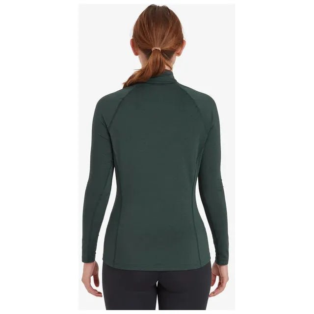 Montane Women&#39;s Dart XT Zip Neck - Deep Forest - Hill and Dale Outdoors