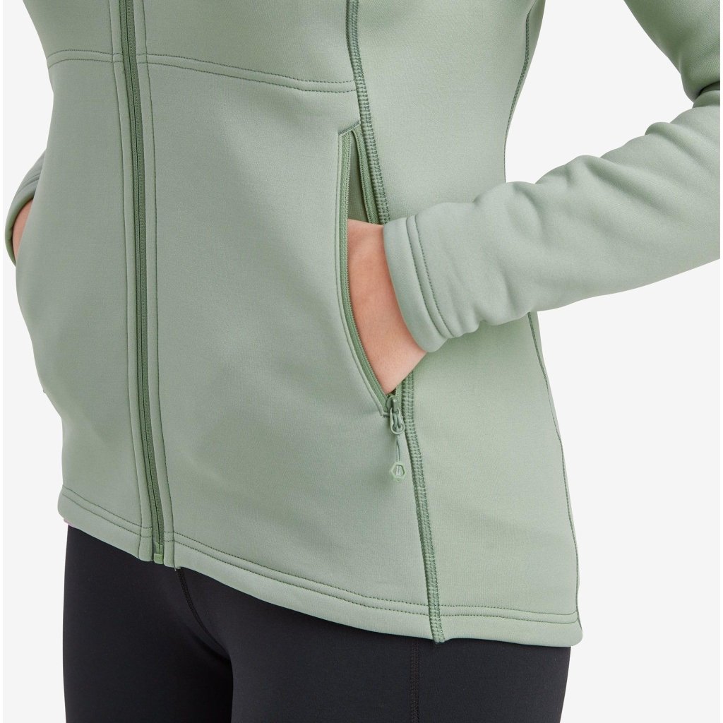 Montane Women&#39;s Fury Hooded Fleece Jacket - Black - Hill and Dale Outdoors