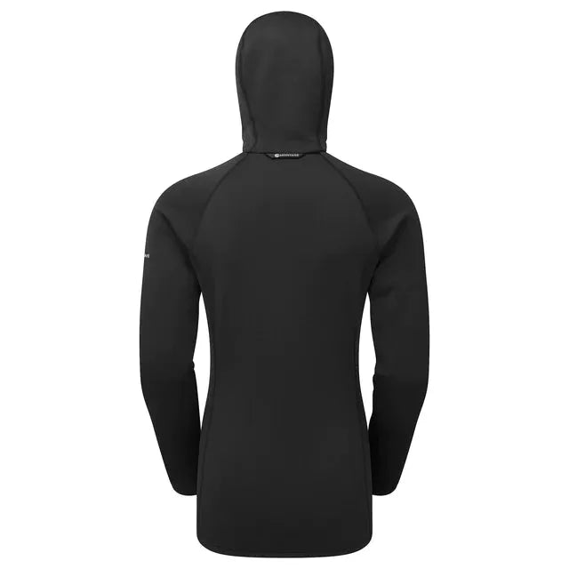Montane Women&#39;s Fury Hooded Fleece Jacket - Black - Hill and Dale Outdoors