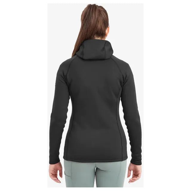 Montane Women&#39;s Fury Hooded Fleece Jacket - Black - Hill and Dale Outdoors