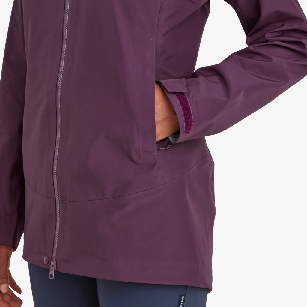 Montane Women&#39;s Phase GTX Waterproof Jacket - Saskatoon Berry - Hill and Dale Outdoors