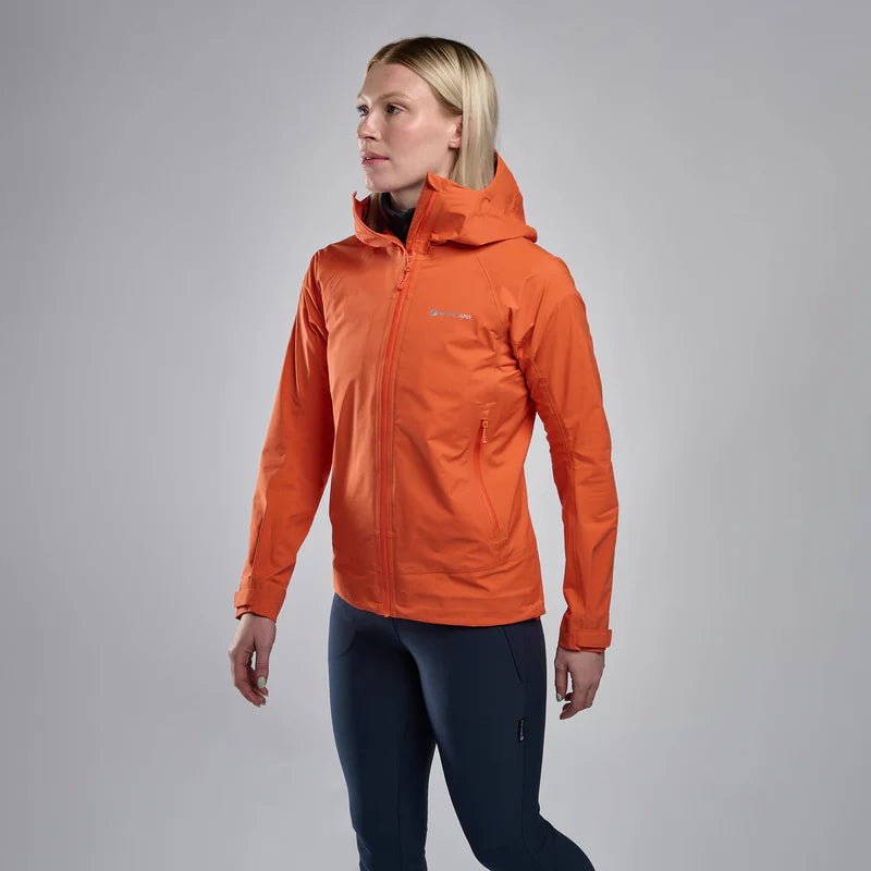 Montane Women&#39;s Phase Lite GTX Waterproof Jacket - Tigerlily - Hill and Dale Outdoors
