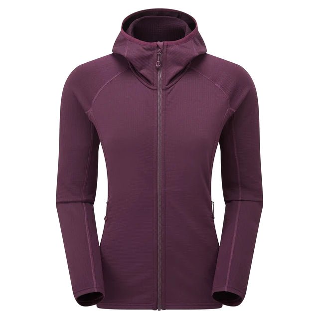 Montane Women&#39;s Protium Hooded Fleece Jacket - Saskatoon Berry - Hill and Dale Outdoors