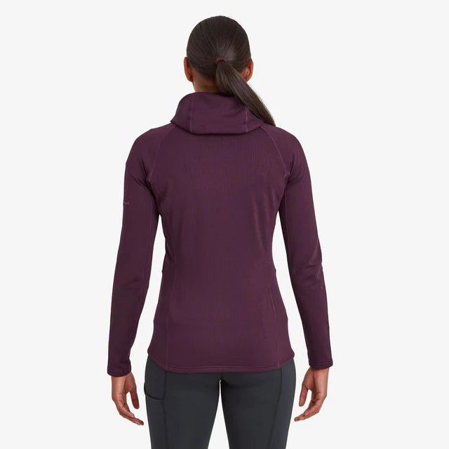 Montane Women&#39;s Protium Hooded Fleece Jacket - Saskatoon Berry - Hill and Dale Outdoors
