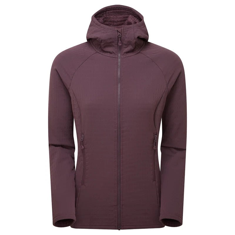 Montane Women&#39;s Protium XT Hooded Fleece Jacket - Mulberry - Hill and Dale Outdoors