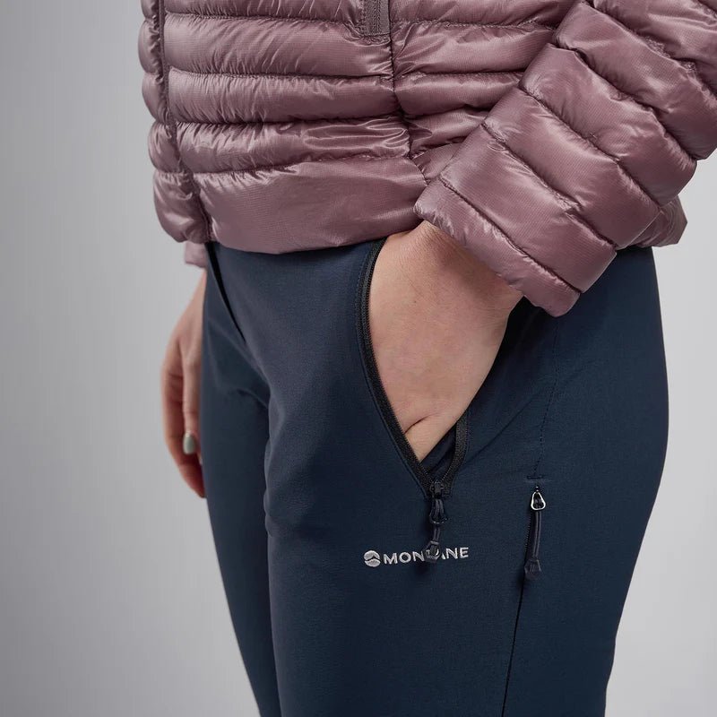 Montane Women&#39;s Terra Stretch Pants - Eclipse Blue - Reg Leg - Hill and Dale Outdoors