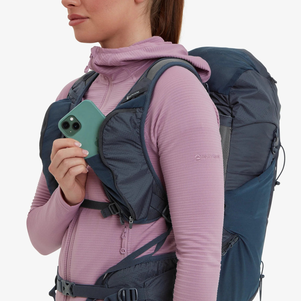 Montane Women&#39;s Trailblazer 24L Backpack - Eclipse Blue - Hill and Dale Outdoors