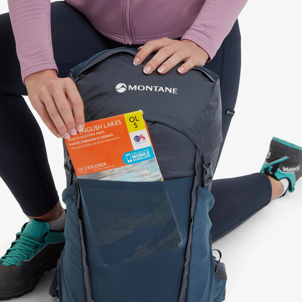 Montane Women&#39;s Trailblazer 24L Backpack - Eclipse Blue - Hill and Dale Outdoors