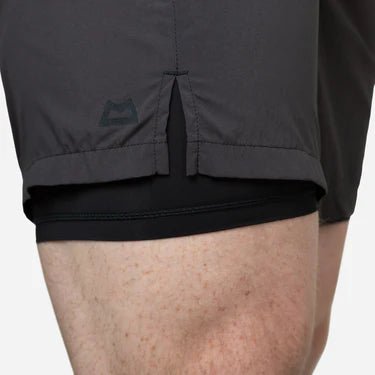 Mountain Equipment Men&#39;s Dynamo Twin Shorts - Obsidian - Hill and Dale Outdoors
