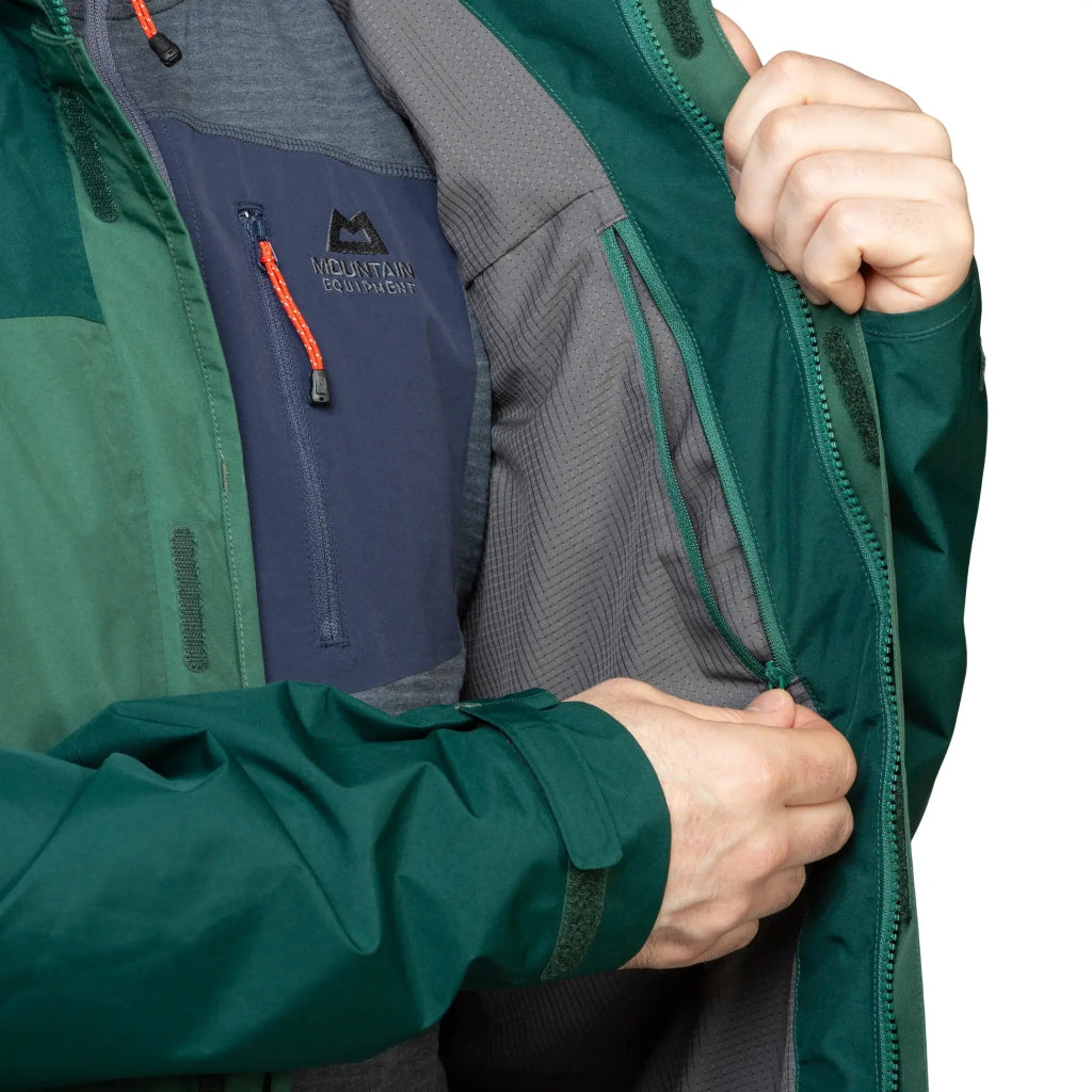 Mountain Equipment Nanda Devi Men&#39;s GTX Waterproof Jacket - Mykonos/Majolica - Hill and Dale Outdoors