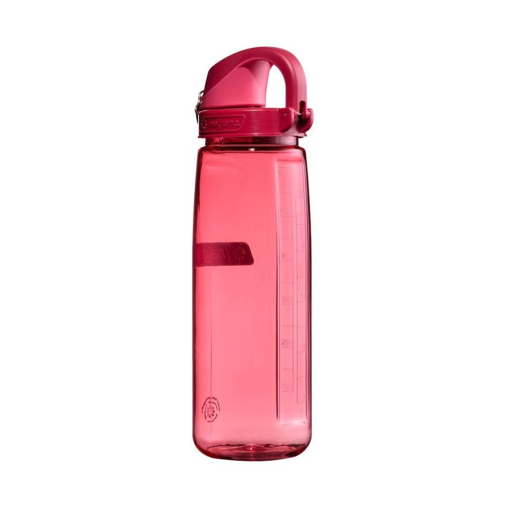 Nalgene 700ml Sustain OTF Water Bottle - Petal, Beet Cap - Hill and Dale Outdoors
